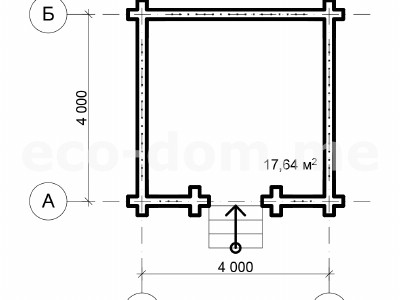Проект беседки 4х4 №04