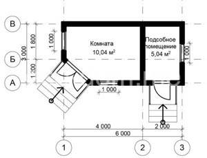 Проект беседки 3х6 №08