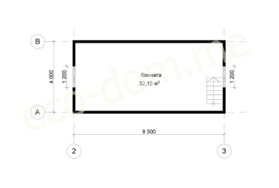 Проект дома из бруса № 146