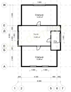 Проект дома из бруса № 149