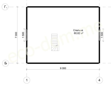 Проект дома из бруса № 160