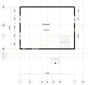 Проект дома из бруса № 170