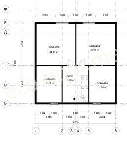 Проект дома из бруса № 188