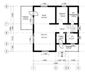 Проект дома № ДБ-97