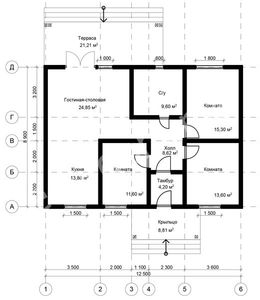 Проект дома № ДБ-114