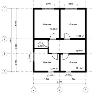 Проект дома № ДБ-116