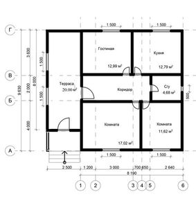 Проект дома № ДБ-117