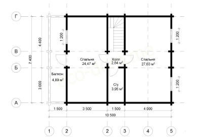 Проект дома № ДиОБ-81