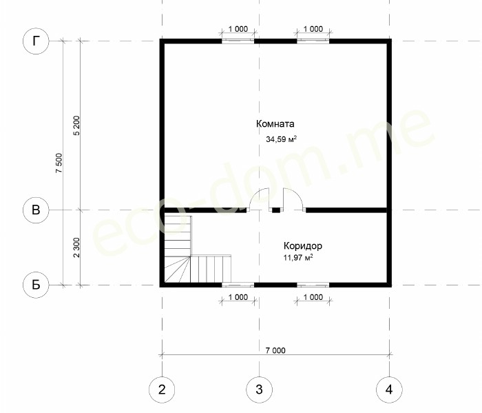 Проект элитного дома 9х11 № ЭД-105
