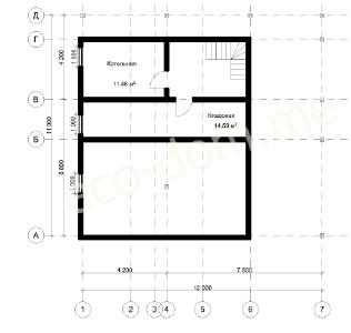 Проект элитного дома 11х12 № ЭД-111