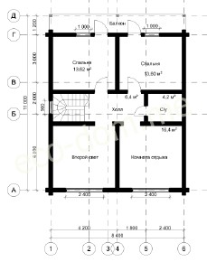 Проект элитного дома 11х12 № ЭД-111