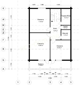 Проект элитного дома 12х10 № ЭД-119