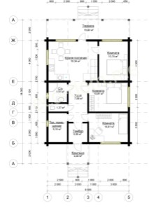 Проект элитного дома 5х5 № ЭД-116