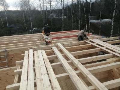 Дом из бруса под ключ в Гатчине