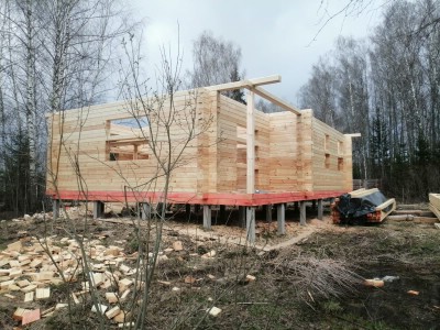 Дом из бруса под ключ в Гатчине