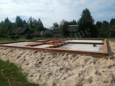 Ленточный фундамент в Пушкино