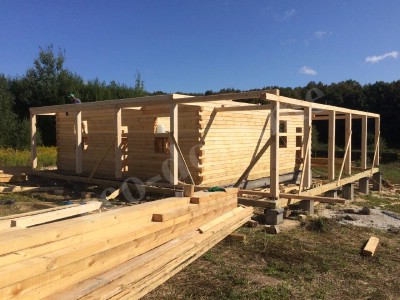 Дом из бревна под ключ в Зарайске