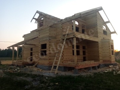 Дом из клееного бруса под ключ в Нижнекамске