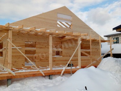 Строительство домов под усадку в Белгороде