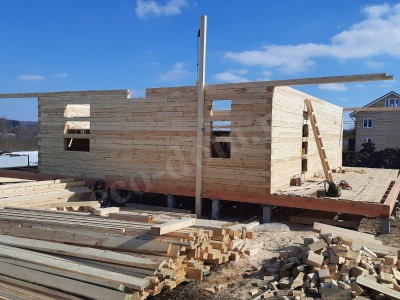 Дом из бруса под ключ в Мурино