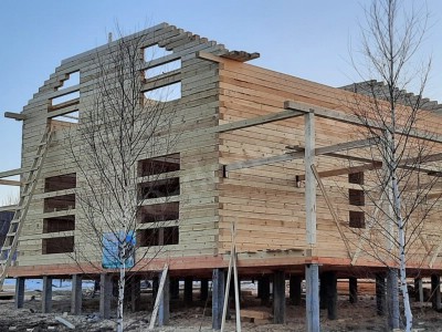 Дом из бруса под ключ в Мурино