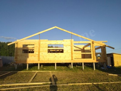 Строительство домов под усадку в Чайковском