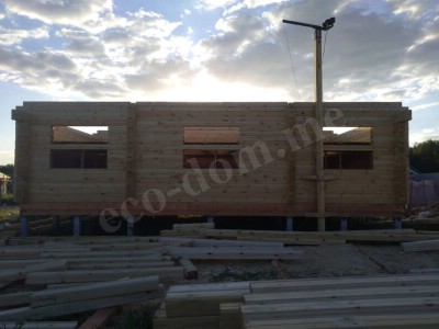 Строительство домов под усадку в Чайковском