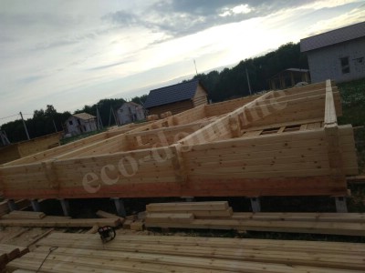 Строительство домов под усадку в Чайковском