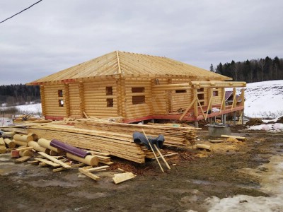 Дом из клееного бруса под ключ в Йошкар-Оле