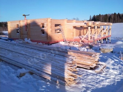 Дом из клееного бруса под ключ в Йошкар-Оле