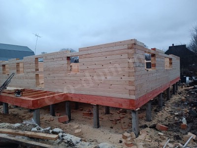 Строительство домов под усадку в Энгельсе