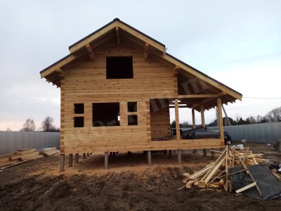 Дом из клееного бруса под ключ в Ярославле
