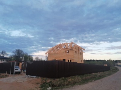 Дом из бруса под ключ в Сосновом Бору