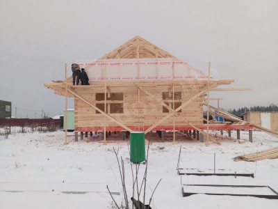 Дом из клееного бруса под ключ в Геленджике