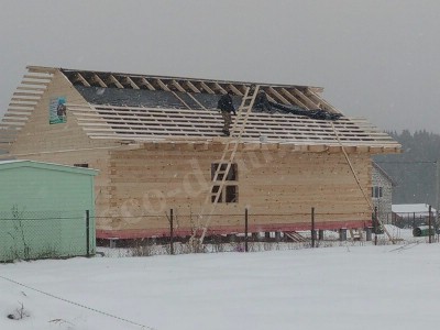 Дом из клееного бруса под ключ в Геленджике