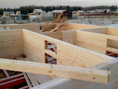 Дом из клееного бруса под ключ в Геленджике