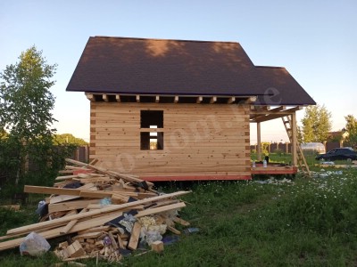 Строительство домов под усадку в Выборге