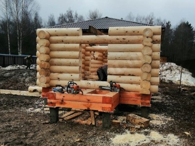 Дом из клееного бруса под ключ в Санкт-Петербурге