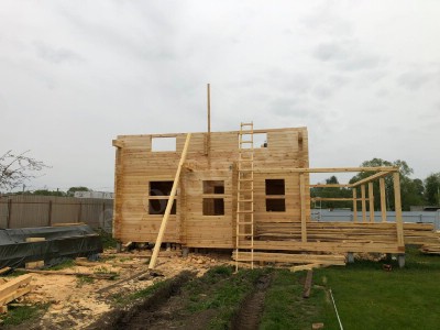 Дом из бруса под ключ в Выборге