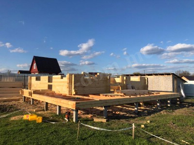 Дом из бруса под ключ в Выборге