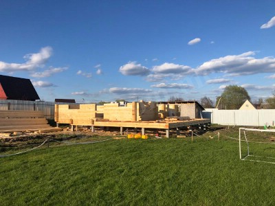 Дом из бруса под ключ в Выборге