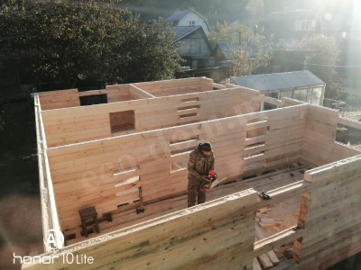 Дом из бруса под ключ в Перми