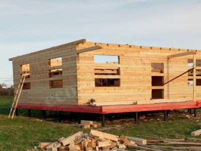 Дом из клееного бруса под ключ в Волгограде