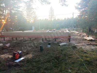 Дом из клееного бруса под ключ в Шахтах