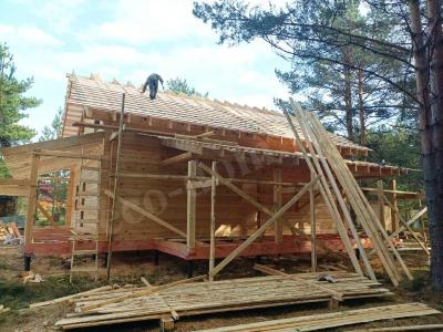 Дом из клееного бруса под ключ в Киришах