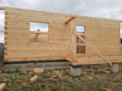 Строительство домов под усадку в Можге