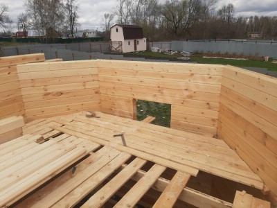 Строительство домов под усадку в Можге