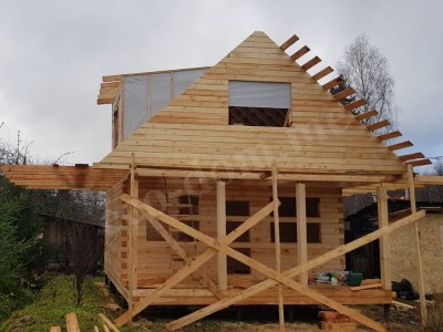 Дом из бревна под ключ в Альметьевске