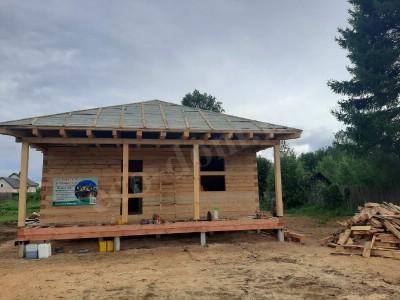 Дом из клееного бруса под ключ в Химках