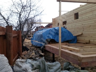 Строительство домов под усадку в Подольске